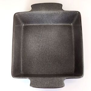 stoneware Square grey Marled glazed Baking Dish